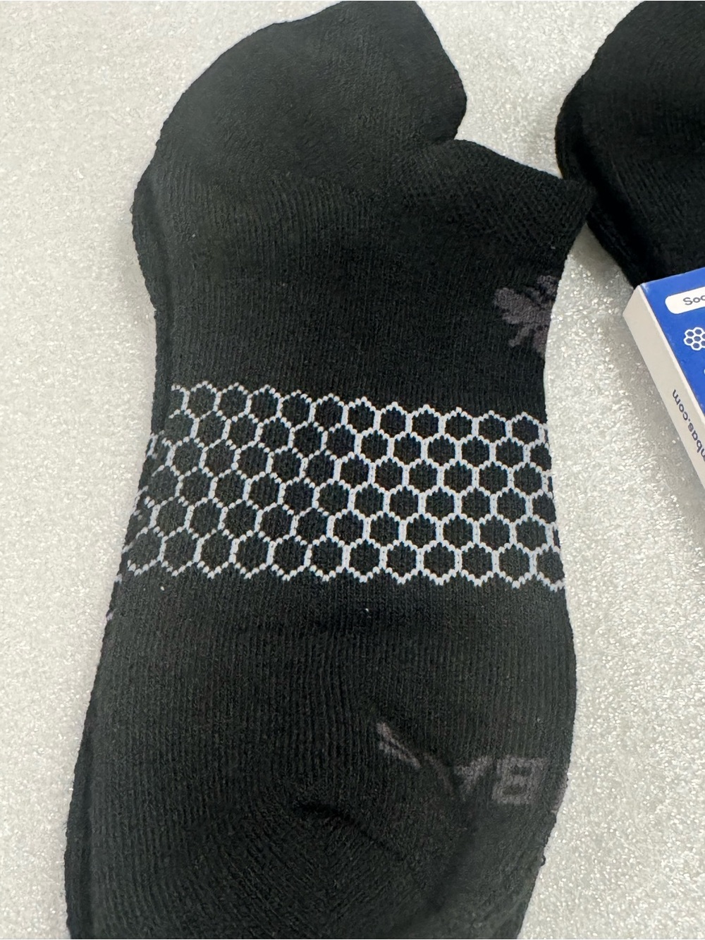 Bombas Black Men’s Women’s Unisex Ankle Athletic Socks (2-Pack) - Picture 5 of 7
